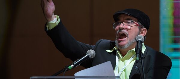 El máximo líder de las FARC, Rodrigo Londoño, alias Timochenko - Sputnik Mundo