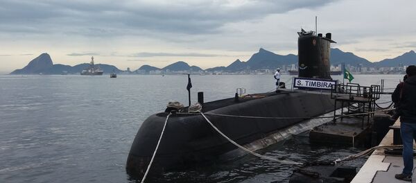 Un submarino de la Armada de Brasil Un submarino de la Armada de Brasil - Sputnik Mundo