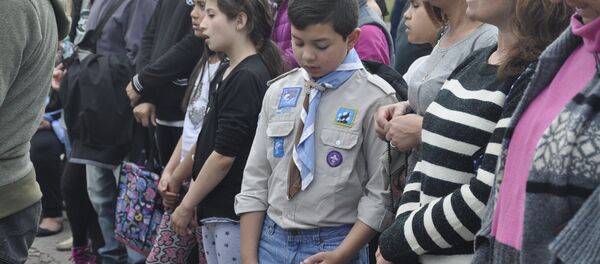 Familiares y allegados de la tripulación del submarino ARA San Juan de la Armada argentina - Sputnik Mundo