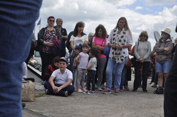 Familiares y allegados de la tripulación del submarino ARA San Juan de la Armada argentina - Sputnik Mundo