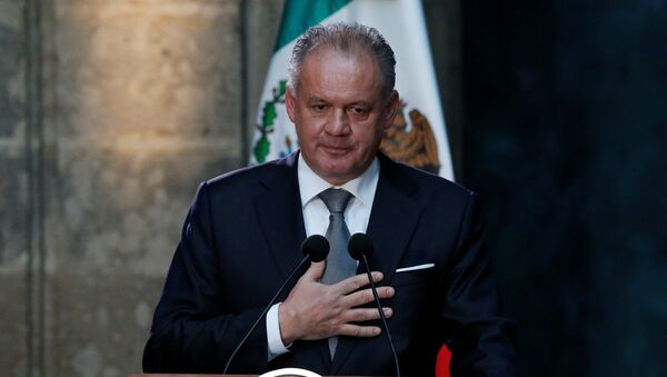 Andrej Kiska, presidente de la República Eslovaca - Sputnik Mundo