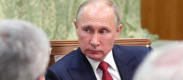 Presidente de Irán, Hasán Rohaní, y presidente ruso, Vladímir Putin - Sputnik Mundo