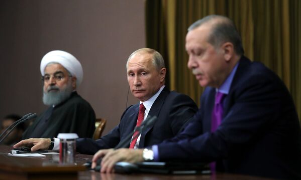 Un acontecimiento significativo: Putin se reúne con Erdogan y Rohaní - Sputnik Mundo