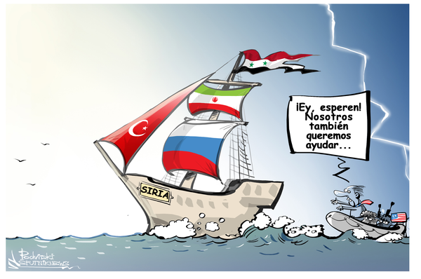 Rusia, Irán y Turquía se reunieron para discutir el futuro de Siria tras el fin del conflicto en el país - Sputnik Mundo