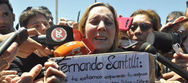 Jessica Gopar, esposa de uno de los 44 tripulantes del submarino argentino ARA San Juan - Sputnik Mundo