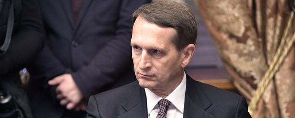 Serguéi Narishkin, director del Servicio Exterior de Inteligencia de Rusia - Sputnik Mundo