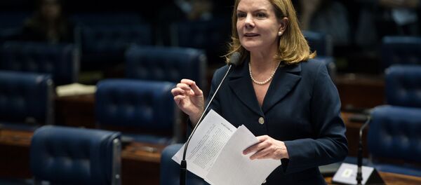 Gleisi Hoffman, la presidenta del Partido de los Trabajadores - Sputnik Mundo