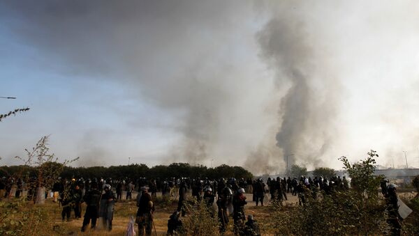 Protestas en Islamabad Protestas en Islamabad - Sputnik Mundo