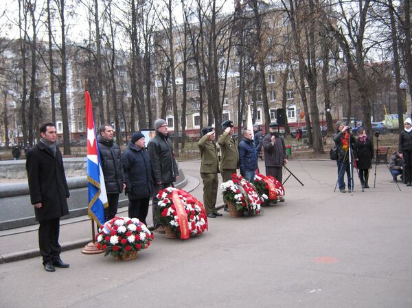 Homenaje a Fidel Castro en Moscú  - Sputnik Mundo