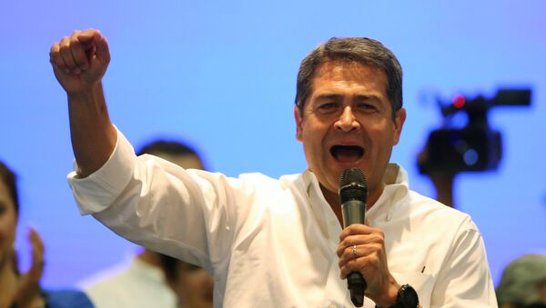 Juan Orlando Hernández, presidente de Honduras - Sputnik Mundo