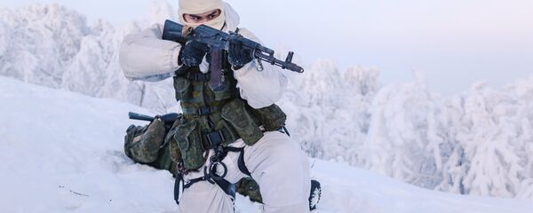 Un soldado de la la Infantería Naval de Rusia - Sputnik Mundo