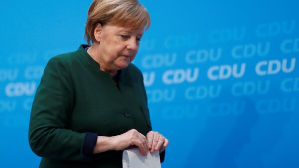 Angela Merkel, la canciller federal alemana - Sputnik Mundo