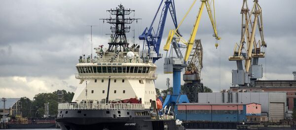 El rompehielos diésel-eléctrico Ilia Muromets - Sputnik Mundo