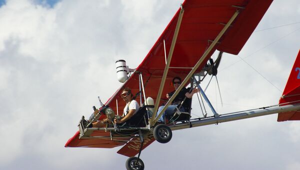 Un avión ultraligero Dragonfly, inagen ilustrativa - Sputnik Mundo