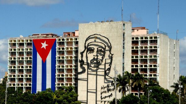 Bandera cubana en La Habana, capital de Cuba (archivo) - Sputnik Mundo