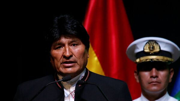 Evo Morales, presidente de Bolivia - Sputnik Mundo