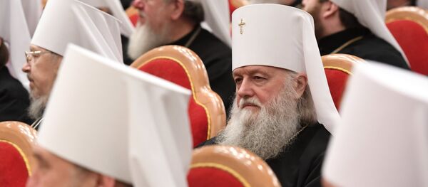 Los representantes de las iglesias ortodoxas de las regiones de Rusia en la Catedral de Cristo Salvador - Sputnik Mundo