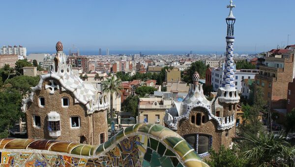 Park Güell, Barcelona, Cataluña - Sputnik Mundo