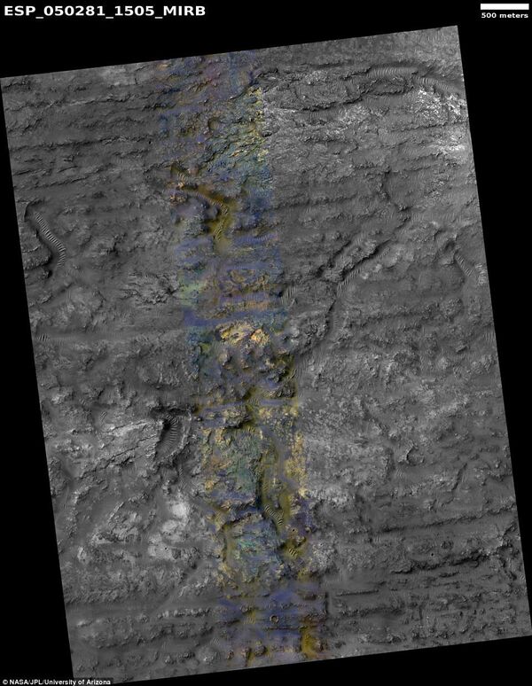 Cataratas multicolores en Marte Cataratas multicolores en Marte - Sputnik Mundo