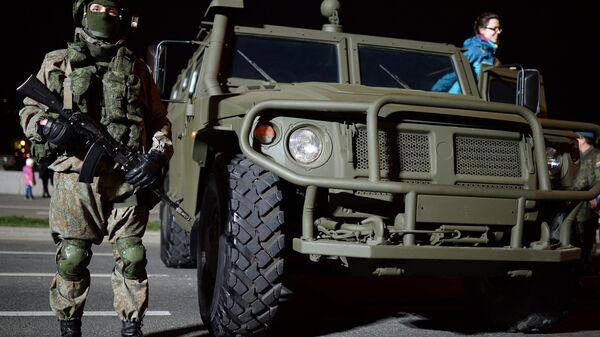 GAZ Tigr en un festival - Sputnik Mundo