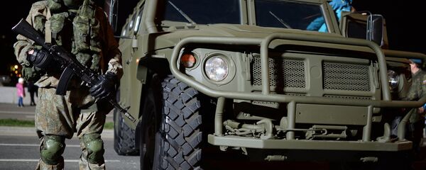 GAZ Tigr en un festival - Sputnik Mundo