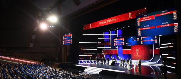 Imágnes del sorteo de grupos para la Copa del Mundo Rusia 2018 - Sputnik Mundo