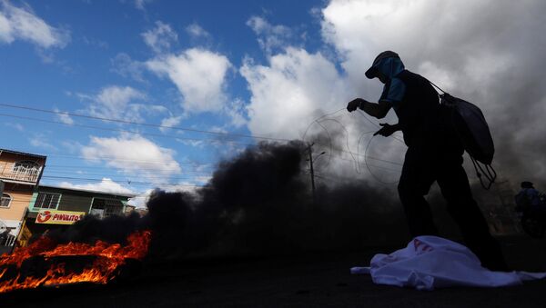 Protestas en Honduras - Sputnik Mundo