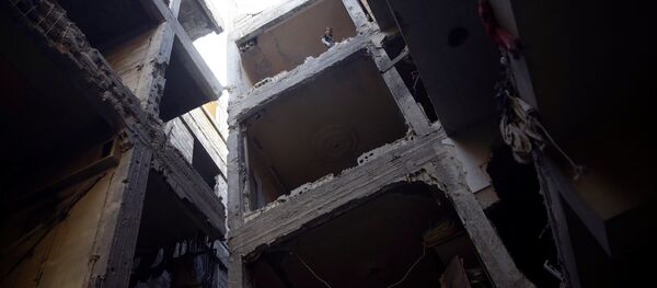 Edificios destruidos en Damasco - Sputnik Mundo