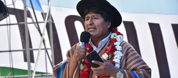 Evo Morales, presidente de Bolivia - Sputnik Mundo