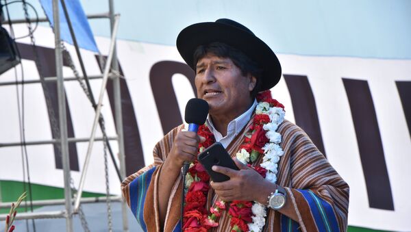 Evo Morales, presidente de Bolivia - Sputnik Mundo