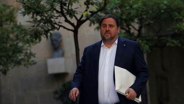 Oriol Junqueras, el vicepresidente cesado de Cataluña (archivo) - Sputnik Mundo