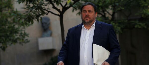 Oriol Junqueras, el vicepresidente cesado de Cataluña (archivo) - Sputnik Mundo