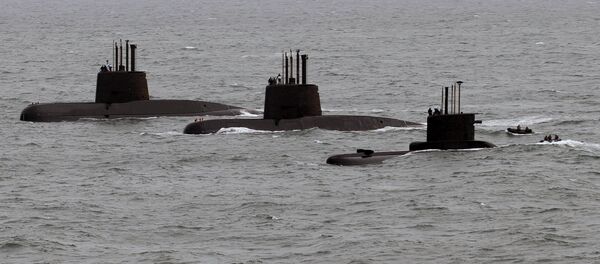 Submarinos argentinos ARA San Juan, ARA Salta y ARA Santa Cruz (archivo) - Sputnik Mundo