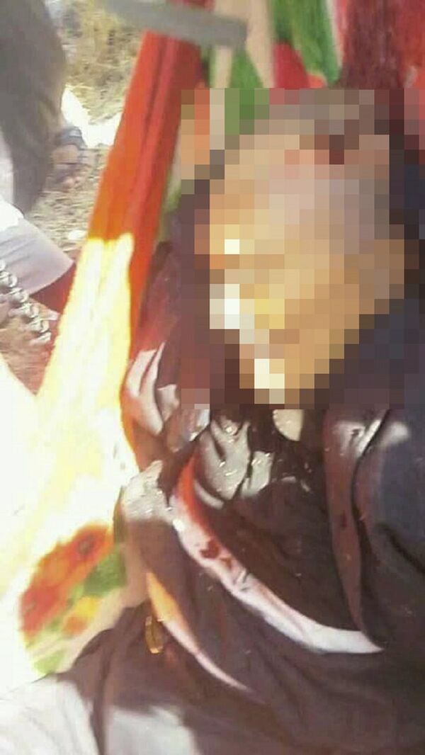 El supuesto cadáver del expresidente de Yemen, Alí Abdalá Salé - Sputnik Mundo