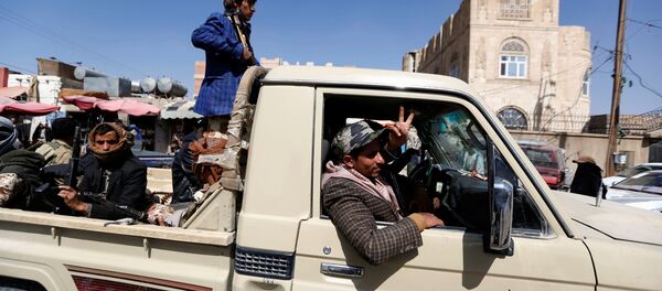 Los rebeldes hutíes en Yemen - Sputnik Mundo