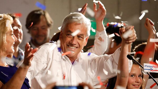 Sebastián Piñera, candidato a la presidencia y exmandatario (2010-2014) chileno - Sputnik Mundo