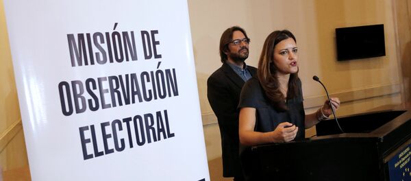 Marisa Matías, la jefa de la Misión de Observación Electoral de la Unión Europea - Sputnik Mundo