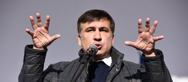 Mijaíl Saakashvili, expresidente de Georgia y exgobernador de la región ucraniana de Odesa en Kiev - Sputnik Mundo
