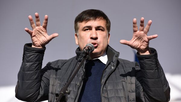 Mijaíl Saakashvili, expresidente de Georgia y exgobernador de la región ucraniana de Odesa en Kiev - Sputnik Mundo