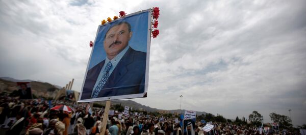 Los partidarios del expresidente de Yemen, Alí Abdalá Salé (archivo) - Sputnik Mundo