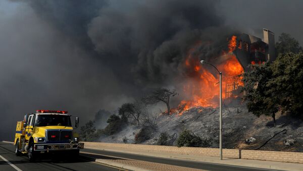 Incendios en California, EEUU - Sputnik Mundo