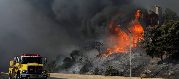 Incendios en California, EEUU - Sputnik Mundo