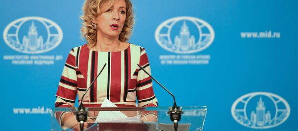 María Zajárova, la portavoz del Ministerio de Exteriores de Rusia - Sputnik Mundo