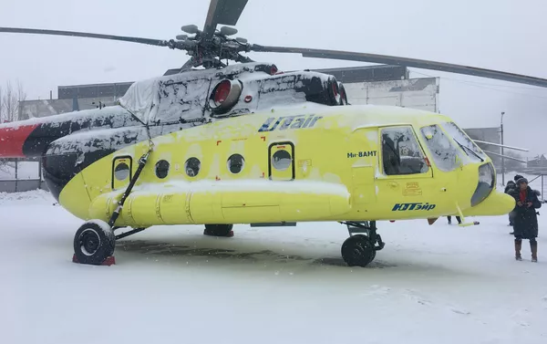 El helicóptero Mi-8AMT en la Fábrica de Aviación de Ulán Udé El helicóptero Mi-8AMT en la Fábrica de Aviación de Ulán Udé - Sputnik Mundo