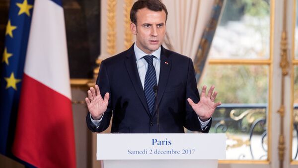 Emmanuel Macron, presidente de Francia - Sputnik Mundo