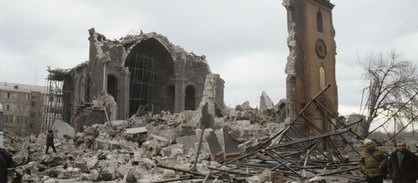 Consecuencias del terremoto de Armenia del 7 de diciembre de 1988 Consecuencias del terremoto de Armenia del 7 de diciembre de 1988 - Sputnik Mundo