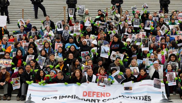 Manifestación en Washington pidiendo una solución para los 'dreamers' - Sputnik Mundo
