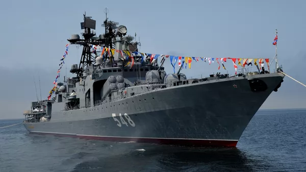 El destructor antisubmarino ruso Almirante Panteleyev - Sputnik Mundo