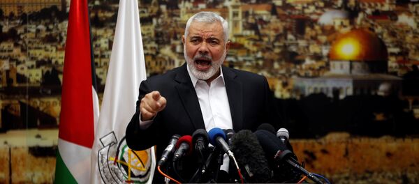 Ismail Haniyeh, líder del movimiento Hamás Ismail Haniyeh, líder del movimiento Hamás - Sputnik Mundo