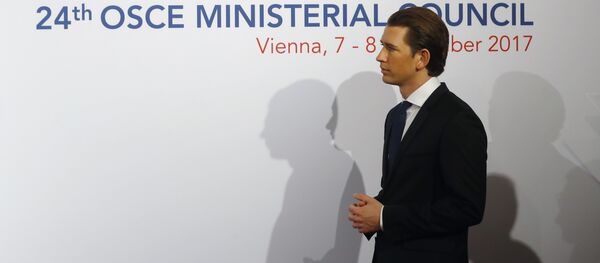 El ministro de Exteriores austriaco, Sebastian Kurz - Sputnik Mundo